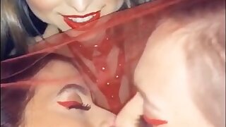Lesbian threesome with bizarre Abbie Maley and Riley Reid - HD